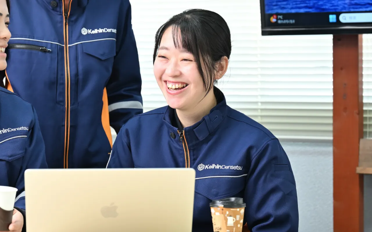 打ち合わせ中のK.Nさん